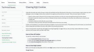 Clearing Kijiji Cookies | Kijiji Helpdesk