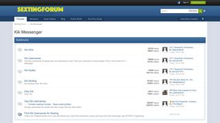 Kik Messenger - Sexting Forum
