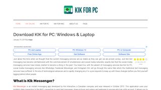 Kik PC Login - Get Kik for PC Windows