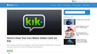 Here's How You Can Make Video Calls on Kik - PSafe Blog