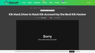 Kik Hack | How to Hack Kik Account by the Best Kik Hacker - iStarsoft
