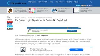 Kik Online Login: Sign in to Kik Online (No Download) - BloomTimes