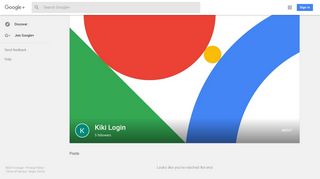 Kiki Login - Google+