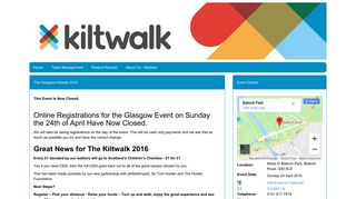 The Glasgow Kiltwalk 2016