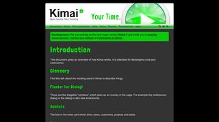 Developer - Documentation for Kimai