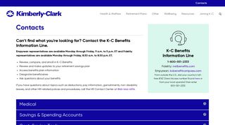 Contacts | My K-C Benefits