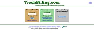 Pay your trash bills online