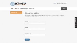 Employee Login - Kimco Staffing Services