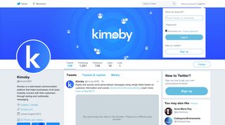 Kimoby (@kimobySMS) | Twitter