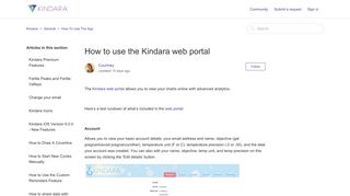 How to use the Kindara web portal – Kindara