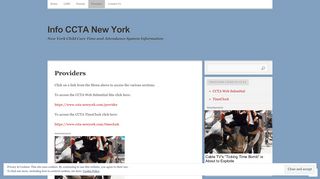 Providers | Info CCTA New York