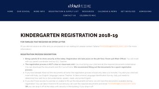 Kindergarten Registration for 2018-2019 — PS 333 MANHATTAN ...