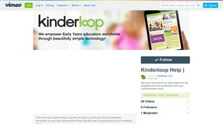 Using the web to post to your Kinderloop in Kinderloop Help ) on ...