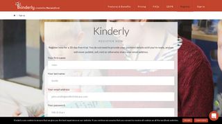 Sign up | Kinderly