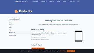 Kindle Fire – Bookshelf Support - VitalSource Support