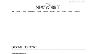 Digital Editions - The New Yorker