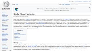 Kindle Direct Publishing - Wikipedia