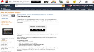 Amazon.com Help: The Email App