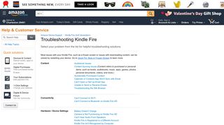 Amazon.com Help: Troubleshooting Kindle Fire