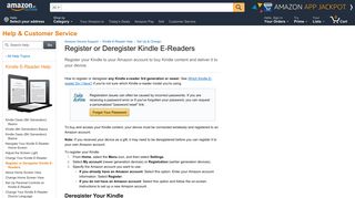 Amazon.in Help: Register or Deregister Kindle E-Readers