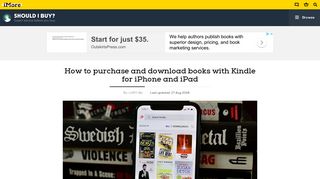 How to purchase and download books with Kindle for iPhone and iPad