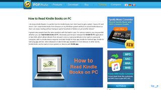 How to Read Kindle Books on PC | PDFMate