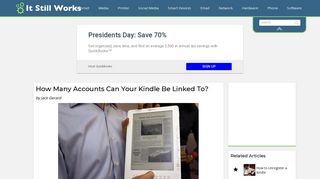 How Many Accounts Can Your Kindle Be Linked To? | It Still Works