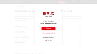 Using Netflix on your Amazon Kindle Fire or Fire ... - Netflix Help Center