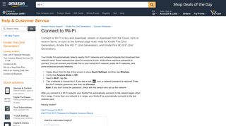 Amazon.com Help: Connect to Wi-Fi