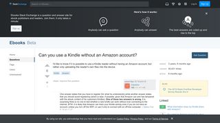 Can you use a Kindle without an Amazon account? - Ebooks Stack ...
