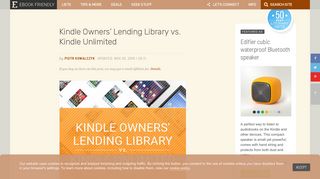 Kindle Owners' Lending Library vs. Kindle Unlimited - Ebook Friendly
