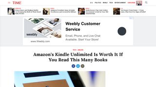 Amazon Kindle Unlimited: Is It Worth It | Time