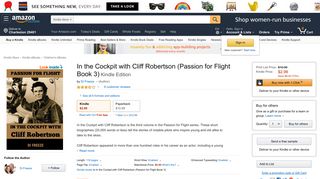 In the Cockpit with Cliff Robertson (Passion for Flight Book 3) - Kindle ...