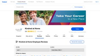 Working at Kindred at Home: 1,610 Reviews | Indeed.com
