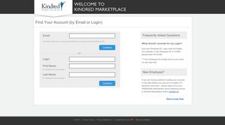 Find Your Account (by Email or Login) - Kindred Marketplace