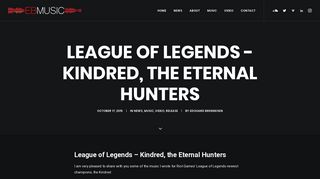 League of Legends – Kindred, the Eternal Hunters – EB-Music
