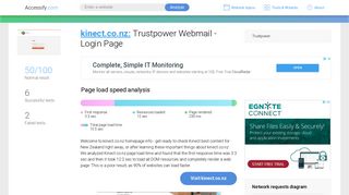 Access kinect.co.nz. Trustpower Webmail - Login Page