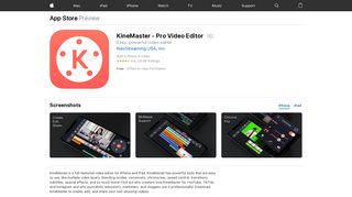 KineMaster - Pro Video Editor on the App Store - iTunes - Apple