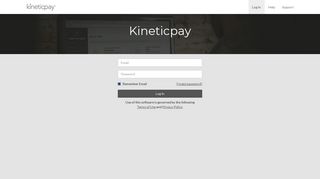 Kineticpay: Log In