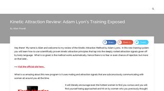 Kinetic Attraction Review: Adam Lyon's Training Method Exposed