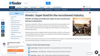 Kinetic: Super Fund for the Recruitment Industry | finder.com.au