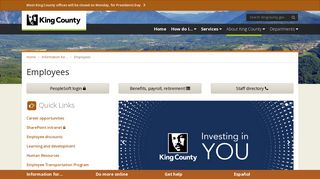 Employees - King County