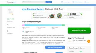 Access owa.kingcounty.gov. Outlook Web App