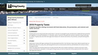 2018 Taxes - King County