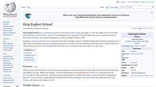 King Ecgbert School - Wikipedia
