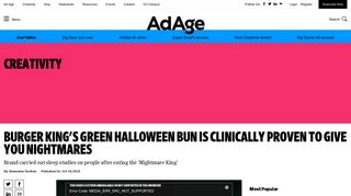 Burger King's green Halloween bun is clinically proven to give you ...
