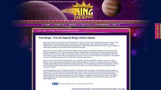 Free Bingo - Free No Deposit Bingo Online Games - King Jackpot