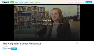 The King John School Prospectus on Vimeo