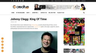 Johnny Clegg: King Of Time | Creative Feel