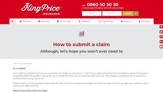 How to submit a claim | King Price Insurance